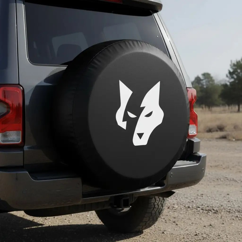 Wolf Designed Spare Wheel Tire Cover